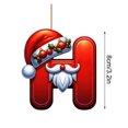 thumbnail image 3 of Birdeem Christmas Tree Decorations,26 Letters Christmas Tree Decoration Pendant Christmas Tree Ornaments Personalized Diy Christmas Ornaments Christmas Decoration Xmas Tree Hanging Decor Feature, 3 of 5