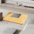 thumbnail image 4 of Laptop Bed Desk Foldable Lap Desk Portable Laptop Stand Lightweights Mini Table For Breakfast/Picnic/Drawing/Sofa/Floor - Wood, 4 of 5