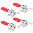 thumbnail image 2 of Manual Clamp, 4Pcs Quick Fixed Toggle Clamp Quick Release Tool Galvanized Iron Quick Release Compression Clamps  For Woodworking For Woodworking Tables, 2 of 8