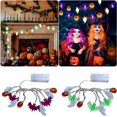 thumbnail image 4 of Halloween Lights Decorations 4.92 Ft 10 Light Battery Operated Halloween String Lights 3d Bats Ghostly Pumpkins Lights Halloween Decorations Indoor Outdoor Halloween Party, 4 of 4
