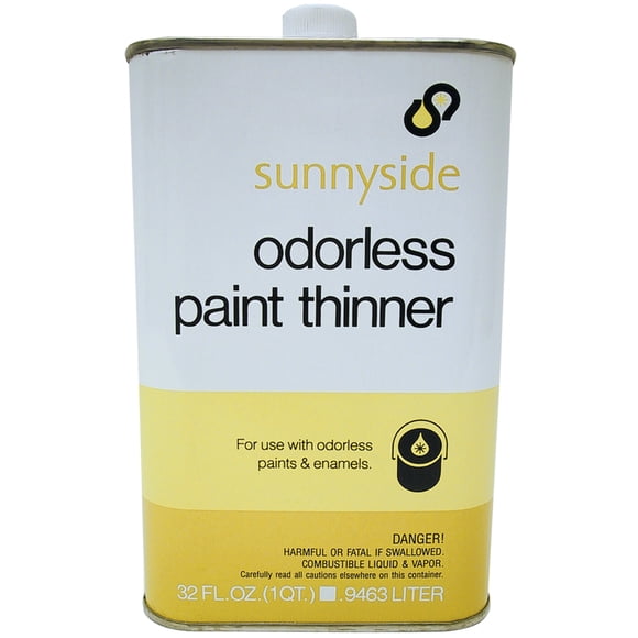 Sunnyside 70532 Pure Odorless Paint Thinner, Quart