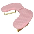 thumbnail image 3 of Xuanheng Appui-Bras en Forme de U pour Ongles, Coussin d'Accoudoir pour Ongles, pour la Maison, Bricolage, Ongles de Table, Tech, Rose, 3 of 8