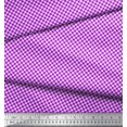 thumbnail image 2 of Soimoi Purple Cotton Voile Fabric Geometric Check Print Fabric by Yard 56 Inch Wide, 2 of 3