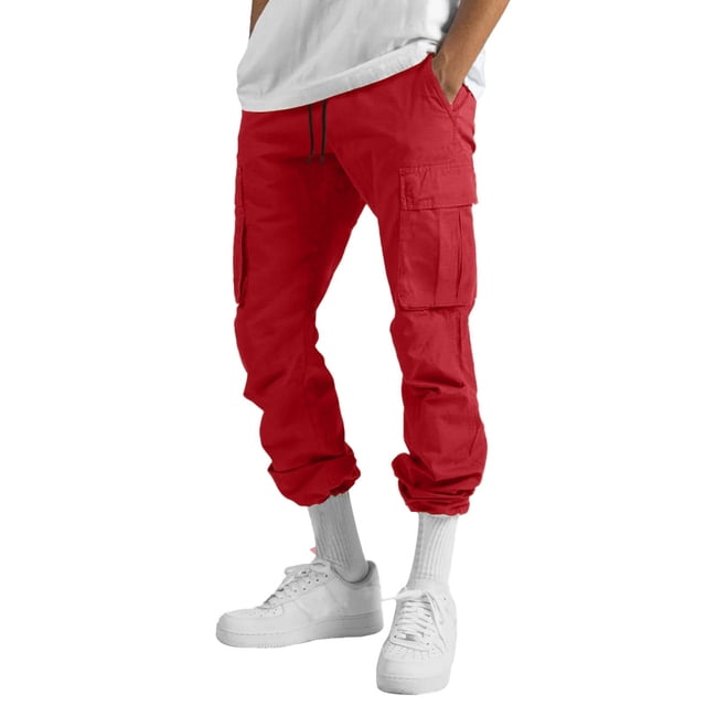 Men's Cargo Trousers for Everyday Wear with Functional Pockets and Construction for Work and Casual Environments