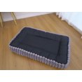 thumbnail image 5 of Home4Cat Large Rectangle Cloud-Soft Plush Dog Bed with Anti-Slip Bottom, Gray,37.8" x 22", 5 of 5