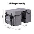thumbnail image 4 of Dvkptbk Bike Storage Bicycle Rear Rack Bag With-Stable Hooks & Large Pockets, Bike Trunk Bag,Anti-Tear Bike Storage Bag for Cycling Touring/Commuting/Shopping Bicycle Accessories, 4 of 7