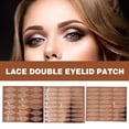 thumbnail image 2 of Double Eyelid Stickers Super Sticky Double Eyelids Lace Natural P4N1 Patch M8O0, 2 of 7