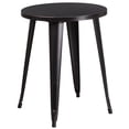 thumbnail image 1 of 24'' Round Black Metal Indoor-Outdoor Table, 1 of 3
