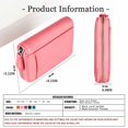 thumbnail image 3 of Shengyu Coin Purse Men Short Money Bag Change Mini Wallet Pocket Zipper Rfid Blocking Card Holder Cowhide Lady Fashion for Office Pouch Blue, 3 of 8