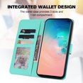 thumbnail image 4 of Compatible avec Samsung Galaxy S10 4G Étui Portefeuille Motif Animaux Mignons avec Fentes pour Cartes et Rabat, 4 of 5