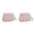 thumbnail image 2 of Ruiboury Large-Capacity Toiletries Cosmetic Bag - Suffice Daily With No Loose Thread Sundries Travel Pink 2Set, 2 of 6