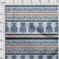 thumbnail image 3 of oneOone Georgette Viscose Light Blue Fabric Asian Block Craft Projects Decor Fabric Printed By The Yard 42 Inch Wide, 3 of 4
