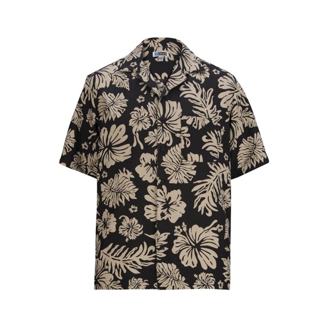 Edwards Men's Hibiscus 2-Color Camp Shirt - 1036