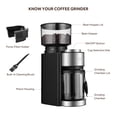 thumbnail image 2 of LIVINGbasics Conical Burr 2-14 Cup Electric Coffee Grinder, 2 of 11