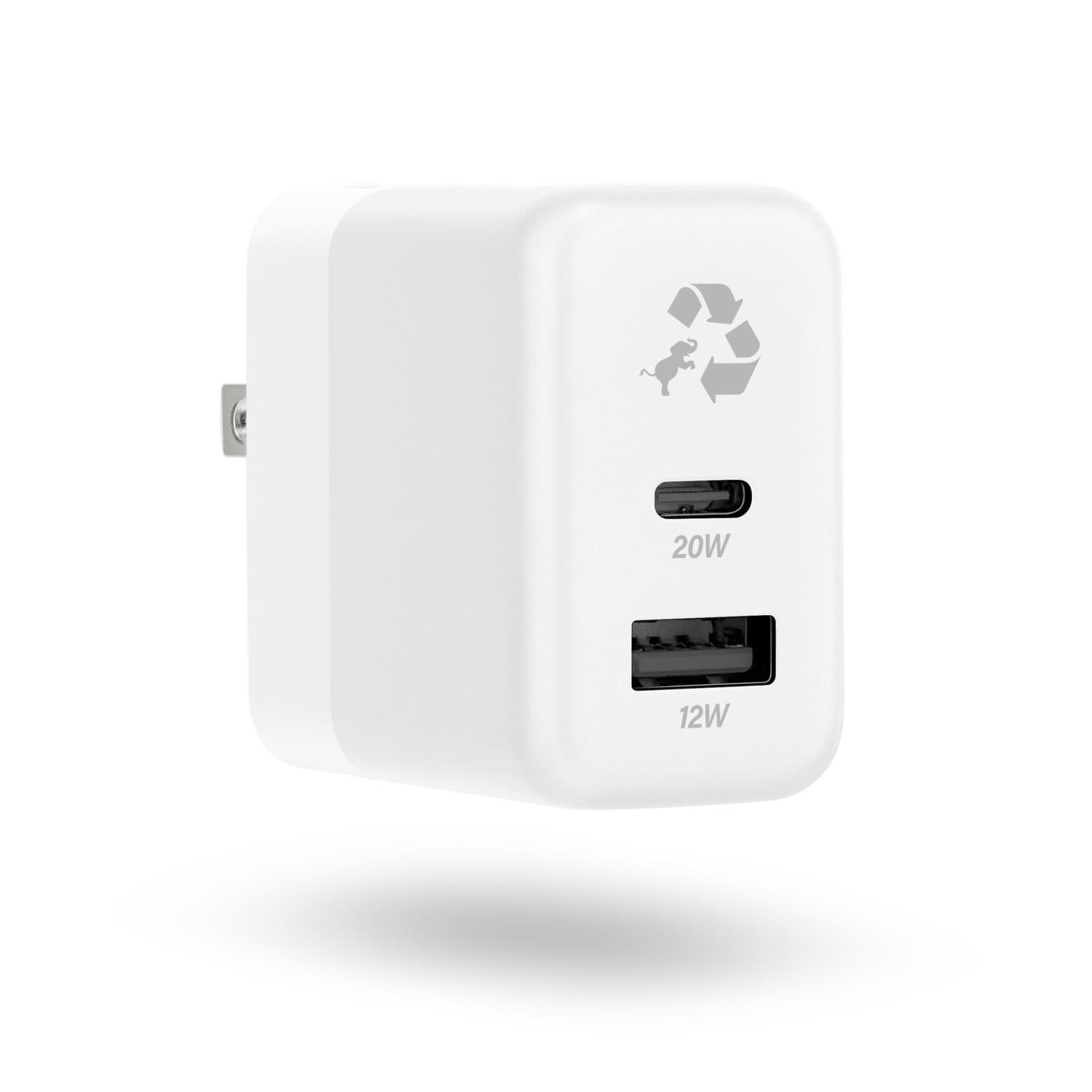 Nimble Adaptateur Électrique Power Delivery 32W US Plug Blanc