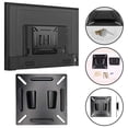 thumbnail image 2 of WHEANG Hooks for Hanging Wall Mount Most 14 24“ Computer Low Profile Rv Tv Wall Mount Up To 100X100Mm Max Weight 30Lbs 15 19 20 22 23 Inch Small Mount Bracket One Size Black, 2 of 6