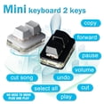 thumbnail image 2 of Clavier OSU Blanc - Clavier de Jeu OSU Type Mécanique - CXPCTE, r Lot U8 M1F6, 2 of 9