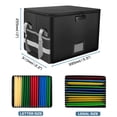 thumbnail image 4 of navor Fireproof Document Storage Box with Lock – Fireproof & Waterproof Collapsible File Organizer for Letter/Legal Files, Home & Office Safe Box (Black), 4 of 6