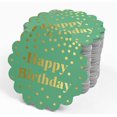 thumbnail image 4 of Inkdotpot Gold Foil Paper Hang Tags Happy Birthday Favor Tags 100 Pieces, 4 of 6