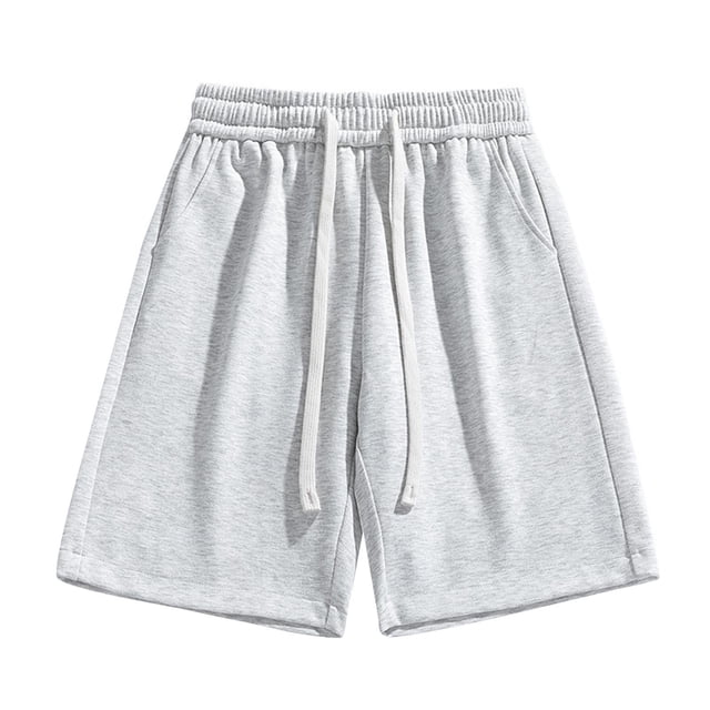 EOYWHK Mens Gym Shorts Elastic Waist Workout Shorts Drawstring Loose Wide-Leg Half Length Lounge Trouser ,S-3XL