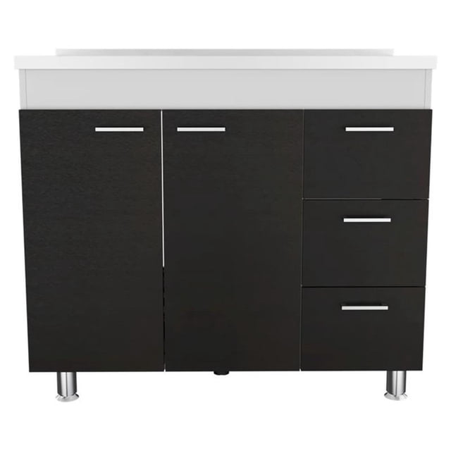 TUHOME Ferretti Armoire de Base Armoires en Bois d'Ingénierie en Multicolore