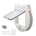thumbnail image 2 of Porte Intérieure Extérieure pour Chat, Porte pour Chat Étanche Sans Bruit Blanc pour Chambre à Coucher, 2 of 8