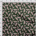 thumbnail image 4 of oneOone Velvet Dark Green Fabric Sewing Craft Projects Fabric Prints By Yard 58 Inch Wide-DM, 4 of 4