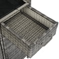 thumbnail image 4 of Outdoor Patio Storage Cabinet, Grey Garden Storage Organizer, 4 of 8