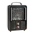 thumbnail image 1 of Comfort Zone Compact Portable Electric Utility Space Heater Personal Fan, Black, 1 of 5