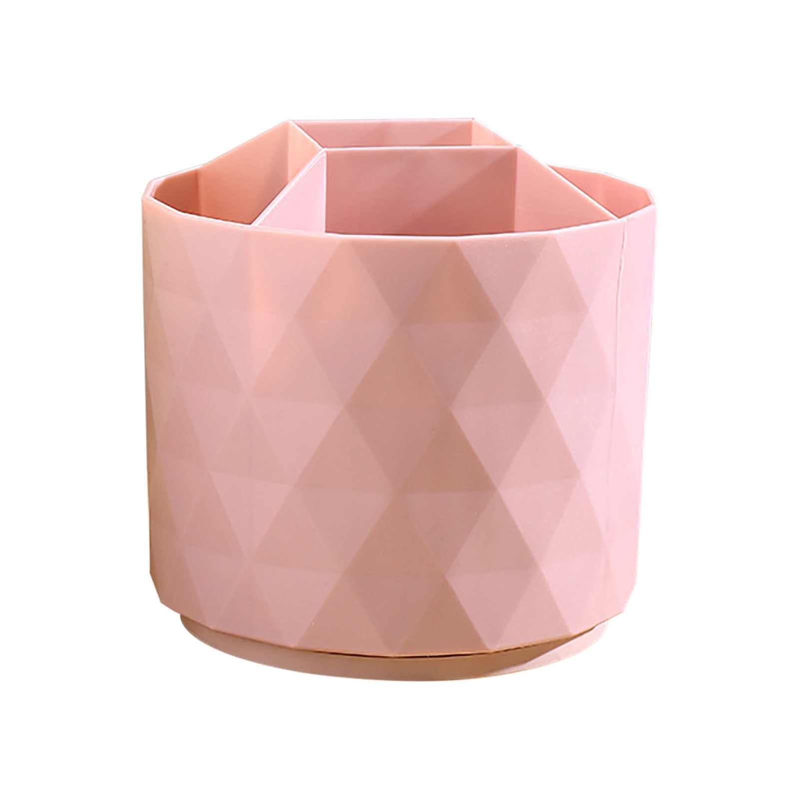 Dvkptbk Desk Organizer, Pen Holder for Desk 360°Rotating Office Accessories, Pencil Cup with 5 Compartments Storage Box Caddy