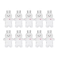thumbnail image 3 of 10Pcs Empty Juice Bottles Gingerbread Man 500ml for Tea Fridge Juice Juicing Clear, 3 of 9
