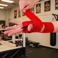 thumbnail image 3 of Boxing Hand Wraps Durable Breathable Fabric Elastic Flexible Secure Fit for Training Muay Thai MMA Boxing Gym Competition Adult Athletes Hand Wrist Protection, 3 of 3