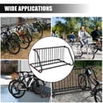 thumbnail image 3 of Heavy Duty Double-Sided Garage Bike Rack – Rust-Resistant Steel Floor Stand – Holds 10 Bicycles – Commercial-Grade Storage Organizer – Easy Assembly – Ideal for Home, School, Retail & Outdoor Use, 3 of 8