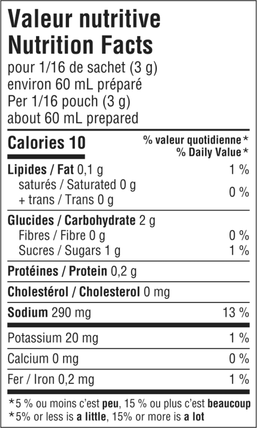 Mélange à sauce pour ragoût de bœuf St. Hubert