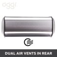 thumbnail image 2 of Oggi Stainless Steel Roll Top Bread Box, Silver, 17.50 Inch by 7.50 Inch by 11.50 Inch, 2 of 6