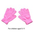 thumbnail image 3 of 1 Pair Kids Gloves Exquisite Keeping-warm Children Comfortable Acrylic Gloves Practical Simple Clothes Accessory with Solid Color for Winter Wear Pink, 3 of 6