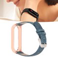 thumbnail image 4 of Watch Bands, Skin Friendly Smart Watch Bands Comfortable Feeling Fashionable Retro  For  Mi Band 5 Blue Denim Black Shell,Blue Denim Gold Shell,Gray Denim Black Shell,Gray Denim, 4 of 8