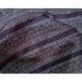 thumbnail image 4 of oneOone Silk Tabby Fabric Leaves & Chevron Block Print Sewing Fabric BTY 42 Inch Wide, 4 of 4