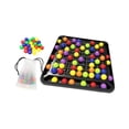 thumbnail image 2 of Lipstore Peg Board Beads Game Creative Rainbow Matching Game for Game Travel Children 80 pieces, 2 of 8