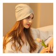thumbnail image 4 of ZWP Dual Purpose Pullover Hat Eye Mask Warm Winter Wool Knitted Hat Ear Protector Windproof Caps Cold Proof Caps Sleeping Eye Mask, 4 of 5