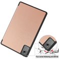 thumbnail image 4 of DWaybox Étui pour Lenovo Idea Tab Plus 12,1 Pouces Modèle 2025, Étui de Protection Antichoc avec Béquille, Fente pour Stylet Intégrée et Réveil/sommeil Automatique, Étui Folio Mat en TPU Intelligent - Or Rose, 4 of 4