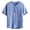 Sky Blue A, variant on HVOBTTY Men's Plus Size Summer T Shirt Casual Fashion Solid Color V Neck Short Sleeve Linen Like Comfortable Breathable Top White, XXL