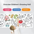 thumbnail image 2 of Children'S Doodle Scroll Doodle Roll for Kids Reusable Drawing Canvas with Transportation Theme Wall-Mounted Coloring Paper for Children(1Pcs) Rkxzt, 2 of 8