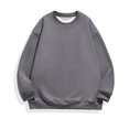thumbnail image 1 of KIHOUT Chandails à Manches Longues pour Hommes T-Shirts Décontractés Mode Chandails à Col Rond Unis Pulls Hauts Chandail DY/L5, 1 of 4
