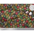 thumbnail image 3 of Soimoi Georgette Viscose Fabric Paisley Panel Printed Craft Fabric by The Yard 42 Inch Wide, 3 of 3