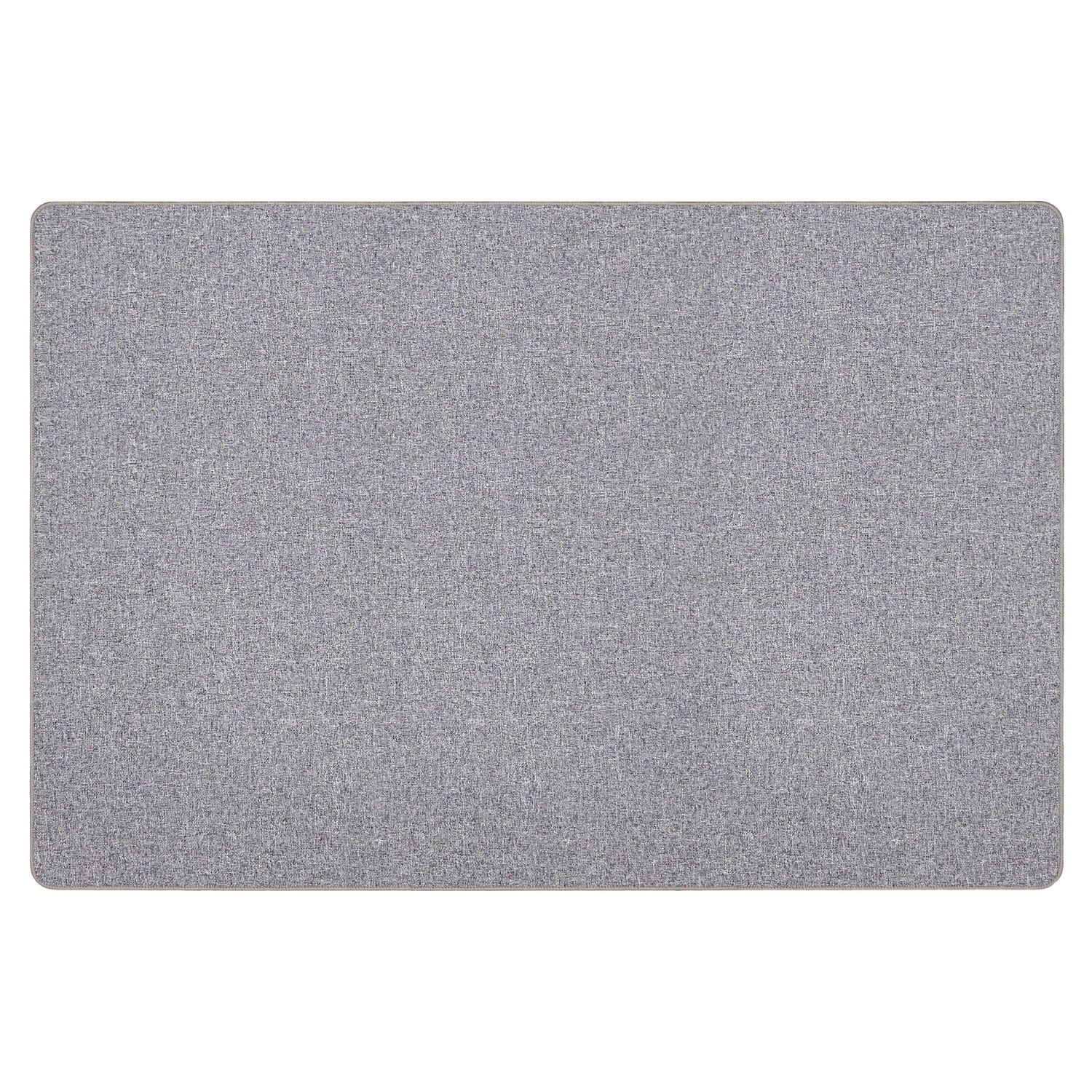 Tapis tissé plat de 3 pi x 4 pi, Wicklow, gris