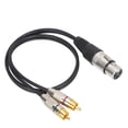 thumbnail image 4 of Câble Répartiteur Audio Femelle vers Double Mâle pour Home Cinéma et Équipement Audio Professionnel, 4 of 7