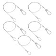 thumbnail image 3 of Safety Stainless Steel Tether for Stage Light 5Pcs 24.37X0.79X0.20Inch, 3 of 8