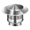 thumbnail image 2 of simhoa Fireplace Chimney Cap Pipe Cap Protector Rainproof Roof Vent Cap for Outdoor S, 2 of 7