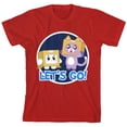 thumbnail image 1 of LankyBox Lets Go Kids Red T-Shirt, 1 of 2